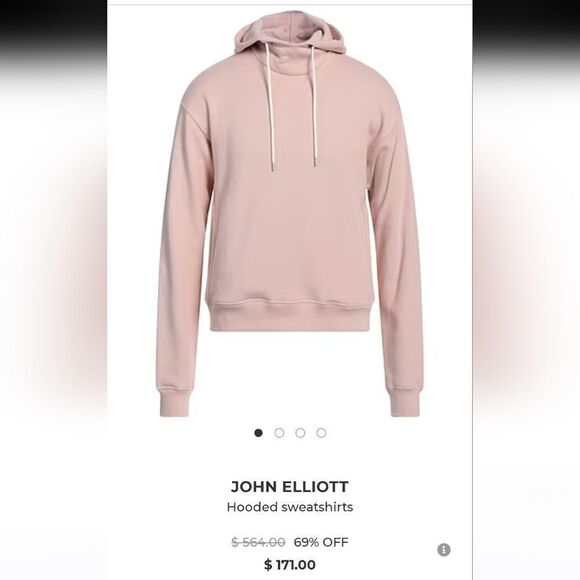 NWT John Elliott Hoodie - Picture 3 of 7